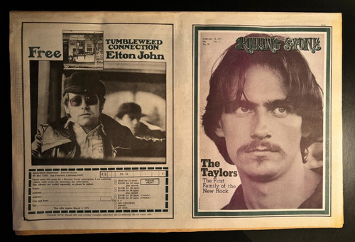 *FLAT* ROLLING STONE MAG #76 - Feb 18, 1971 - JamesTaylor PrimalScream Lennon EX - Picture 3 of 22