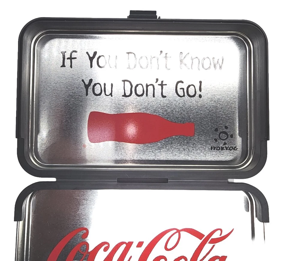 Raro Jogo de Coca-Cola Promoção Lata "If You Don't Know You Don't Go" IYDKYDG 1999 - Imagem 4 de 4