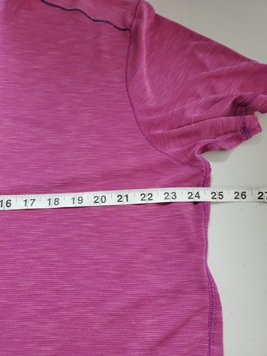 Lot Of 2 Tommy Bahama Paradise T-Shirt Blue And Magenta Moisture Wicking Sz XL - Picture 9 of 11