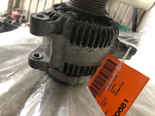 1998 - 2003 TOYOTA SIENNA Van 3.0L Engine Motor Alternator Assembly 27060-0A040 - Picture 6 of 13