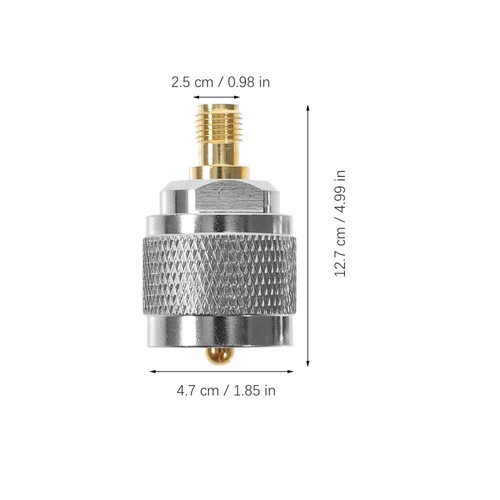 4pcs Replacement SMA To UHF Jack SMA To UHF Plug Sma Adapter 259 Connectors - Zdjęcie 8 z 12