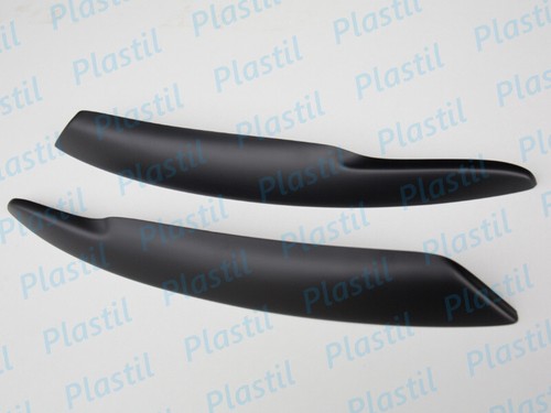 VW  Passat B6 3C 2005-2010 eyebrows headlights spoiler incl adhesive tape ABS - Afbeelding 7 van 7
