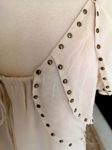 Antik Batik $325.00 Cream Silk dress embellishments - Size XS UK 6 - Moving sale - Picture 2 of 6