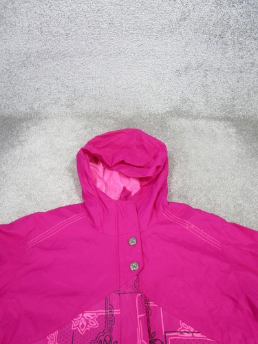 Columbia Jacket Girls 16 Pink Omni Shield Hooded Windbreaker - Picture 2 of 7