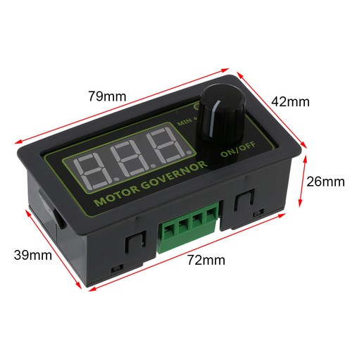 DC 7-30V Digital Display PWM Brushed Motor Speed Controller w/ Wireless Remote - Picture 6 of 6