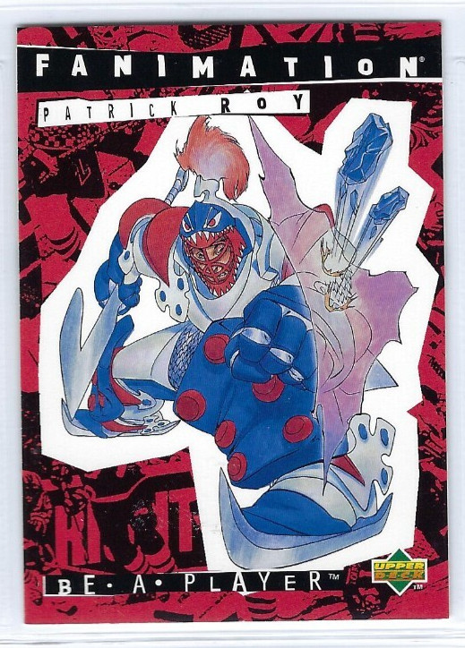 1994-95 Upper Deck Be A Player Fanimation #R179 Patrick Roy "The Wall"