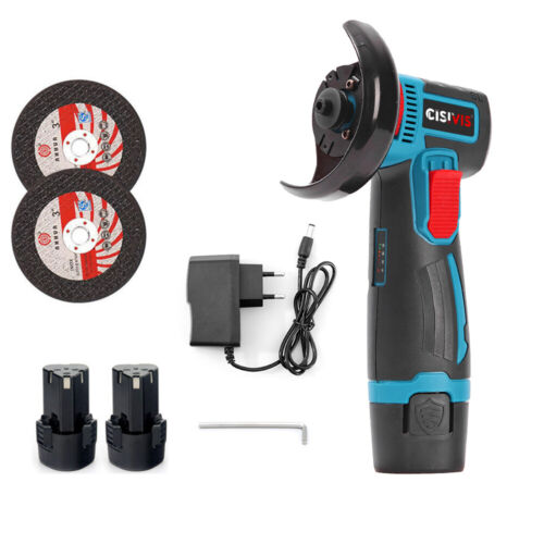 ZREE 12V Winkelschleifer Akku Trennschleifer Schleifmaschine Flex Mit 2 Akkus - Bild 2 von 20