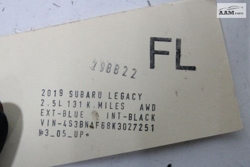 2015-2024 SUBARU LEGACY FRONT LEFT DRIVER SIDE DOOR COURTESY LIGHT LAMP OEM - Picture 5 of 5