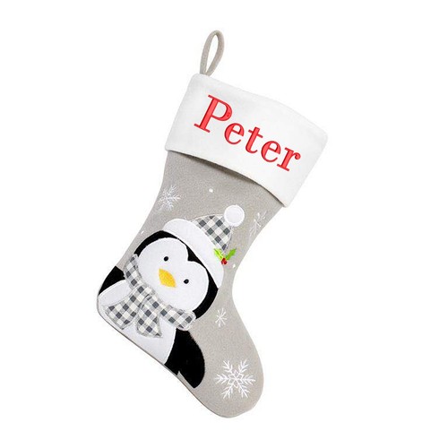 Christmas Santa Sack & Stocking Matching Set Personalised Embroidered With Names - Picture 32 of 46