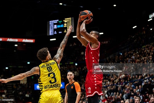 Canotta Match Worn Issued Basket Olimpia EA7 Basketball Euroleague Fenerbhace A - Imagen 12 de 14