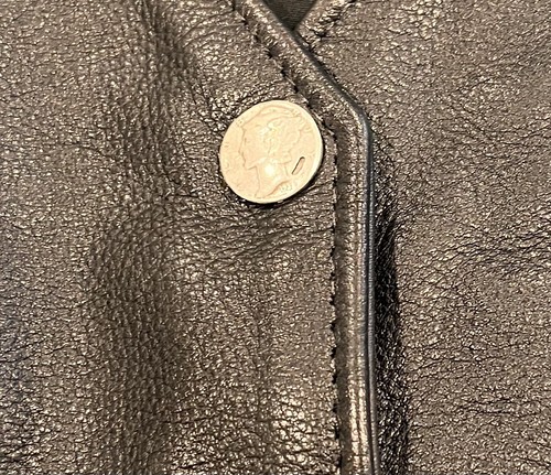 Bucati Ladies Leather Motorcycle Vest Size 3XL (Pit To Pit 21 Inches) *NWT* - Picture 5 of 8