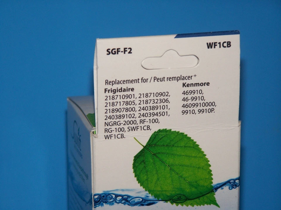 Filtro de refrigerador Swift SGF-F2 / WF1CB Frigidaire y Kenmore filtros verdes Foto 3 de 4