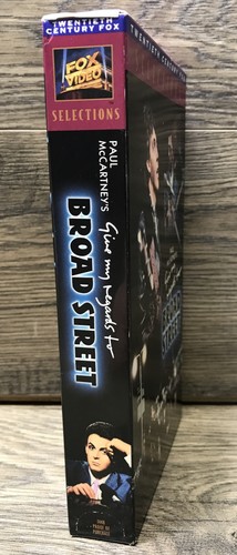 PAUL McCARTNEY’S Give My Regards To BROAD STREET Selections Music Drama VHS - Picture 2 of 4