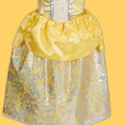 DISNEY Princess BELLE BEAUTY AND THE BEAST Fantasy Dress GIRLS SIZE 4-6X NEW - Picture 7 of 11