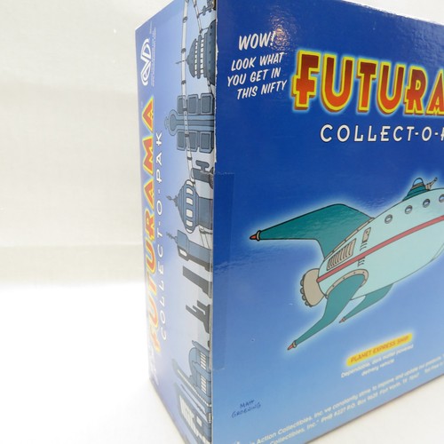NIB Futurama, Collect-O-Pak Figure Set: Tower Records 2001, Moore Action Co - Picture 16 of 18