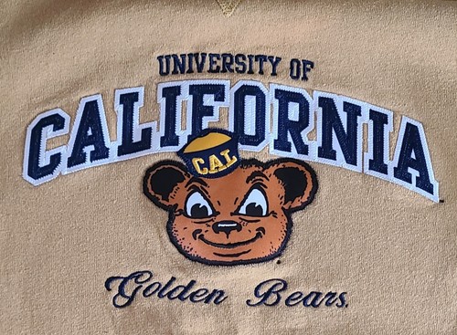 Small Sweather University Of California Hoodie Pullover Football Golden Bears - Picture 3 of 5
