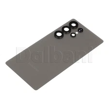 Back Glass Rear Housing Battery Cover For Samsung Galaxy S25 Ultra White Silver