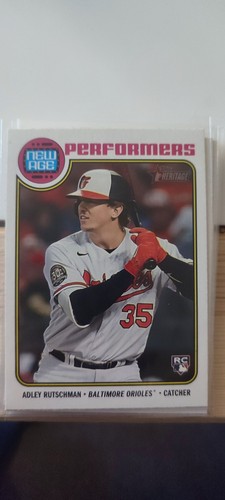 Adley Rutschman Baltimore Orioles 2023 Topps Heritage New Age Performers RC NA-3 - Picture 1 of 1