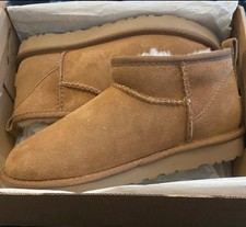 UGG Classic Ultra Mini Boots - Brown, UK 6