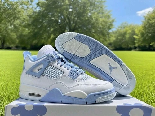 Women's Jordan Air Jordan 4 White and blue "HV0823-100"