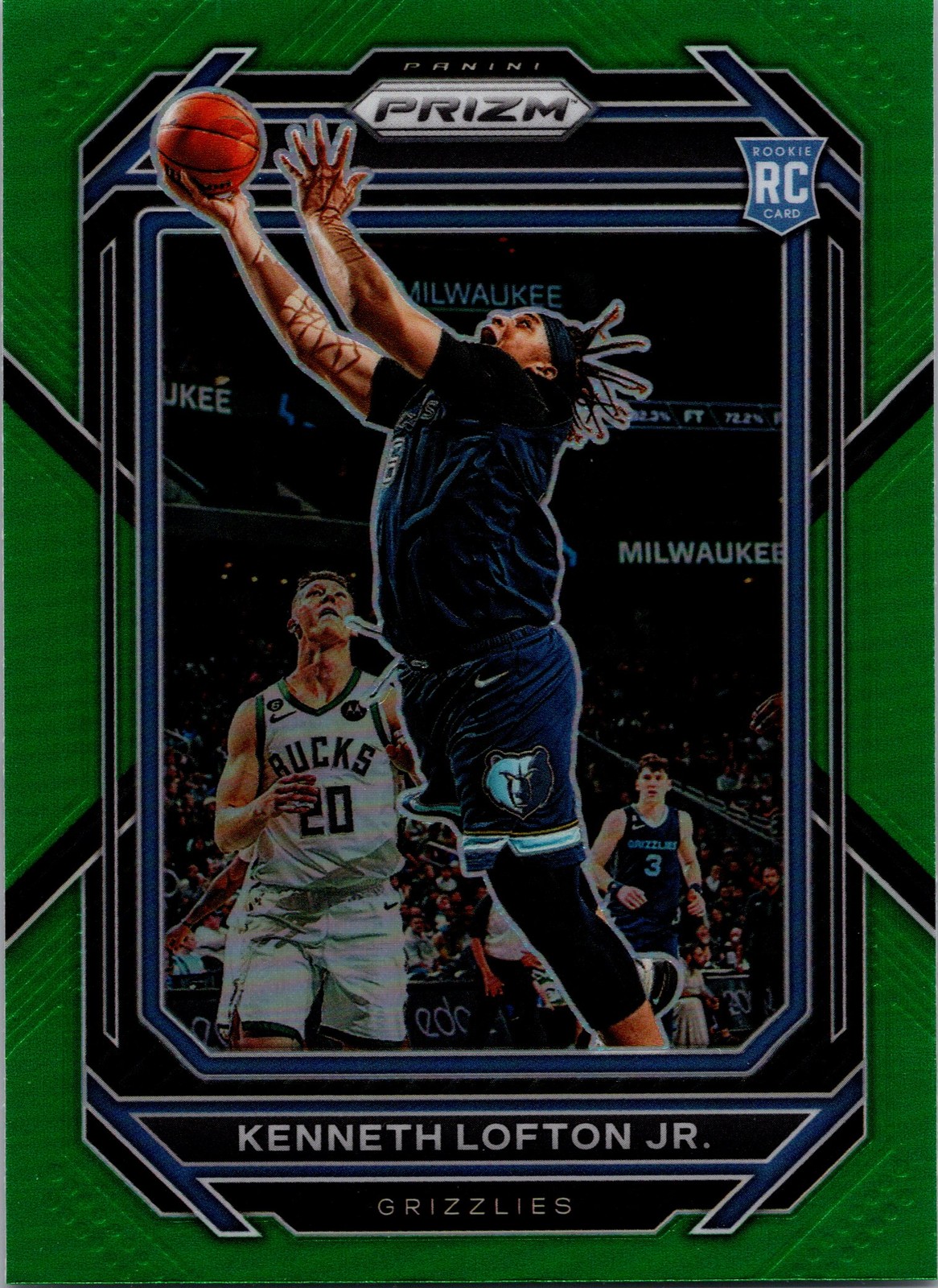 2022-23 Panini Prizm #253 Kenneth Lofton Jr. Prizms Green