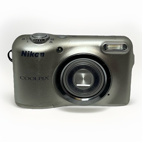 Nikon Coolpix A10 Silver 5X Wide Optical Zoom AS-IS READ
