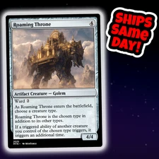 Roaming Throne - Custom Art Magic: The Gathering Playtest Card - Commander EDH