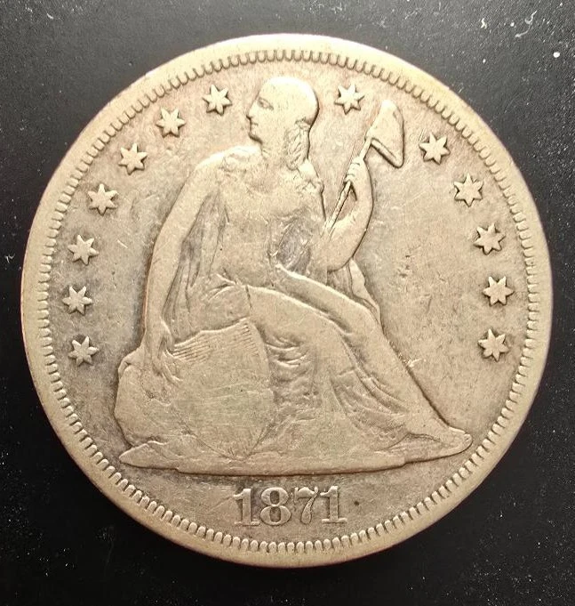 1871 Year Seated Liberty US Dollars (1840-1873) for sale | eBay