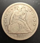 1871 Seated Liberty Dollar  - Rare early Dollar - No problems - great eye appeal