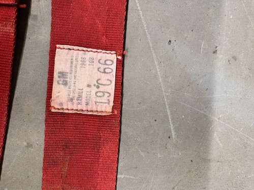 1966-1972 GTO Chevelle Impala Cutlass Seatbelts Seat Belts Skylark 442 Malibu OE - Picture 15 of 19