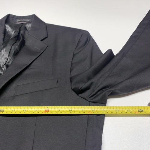 Ralph Lauren Hombres Blazer Negro 100% Lana 2 Botones Forrado Chaqueta Abrigo Deportivo 40L - Imagen 5 de 11