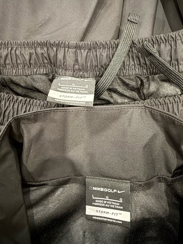 Nike Golf StormFit Jacket Pants SET Black Waterproof Men's Large - Picture 3 of 3