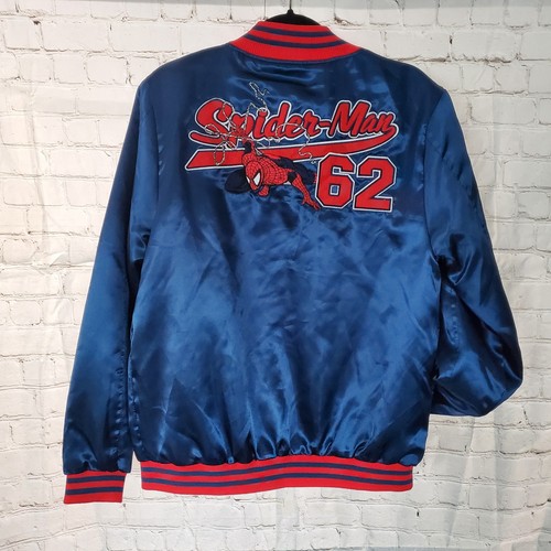 NWOT - Disney Store The Amazing Spider-Man Men's Varsity Jacket Size L Large - Picture 7 of 7