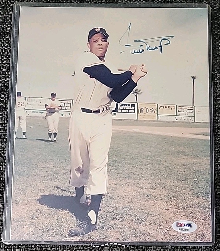 Willie Mays PSA DNA Cert Signed Autographed 8x10 Photo San Francisco Giants HOF