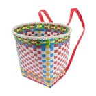 1pc Small Basket Children's Basket Dance Prop Woven Random Color