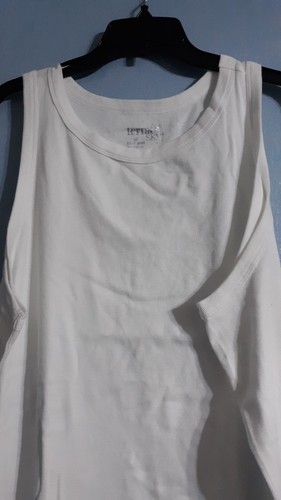 Nuovo-Canotta estiva donna Terra & Sky senza maniche misto cotone bianco.taglia 4x - Foto 4 di 8