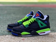 Nike Air Jordan 4 Retro Superman Green Blue B...