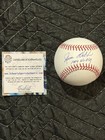 Jerome Walton Autographed Official Ball “1989 NL ROY” inscription COA — photo 2