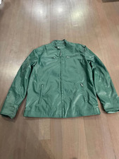 men's faux leather jacket. Size L Green 