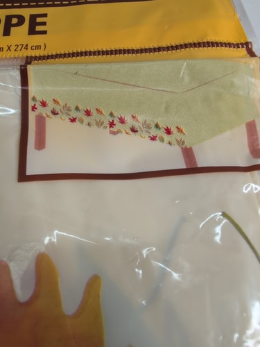 Table Cover Nappe Fall Autumn Rectangle 54 x 108 - Picture 2 of 4