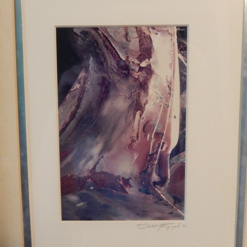 Fotografía artística original firmada 1993 Scott Matyjaszek Arabacus enmarcada mate - Imagen 1 de 7