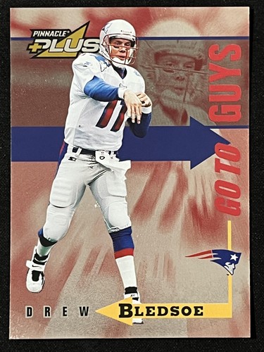 1998 Pinnacle Plus Go To Guys Promos #24 Drew Bledsoe New England Patriots