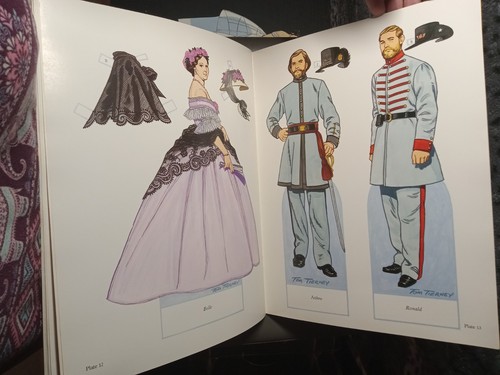 Southern Belles Paper Dolls Tom Tierney War time victorian - Picture 9 of 11