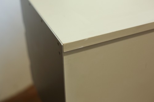 TRUE VINTAGE VITSOE 606 Contenedor con puerta plegable Estantería de madera Dieter Rams Años 70 91 cm - Imagen 6 de 9