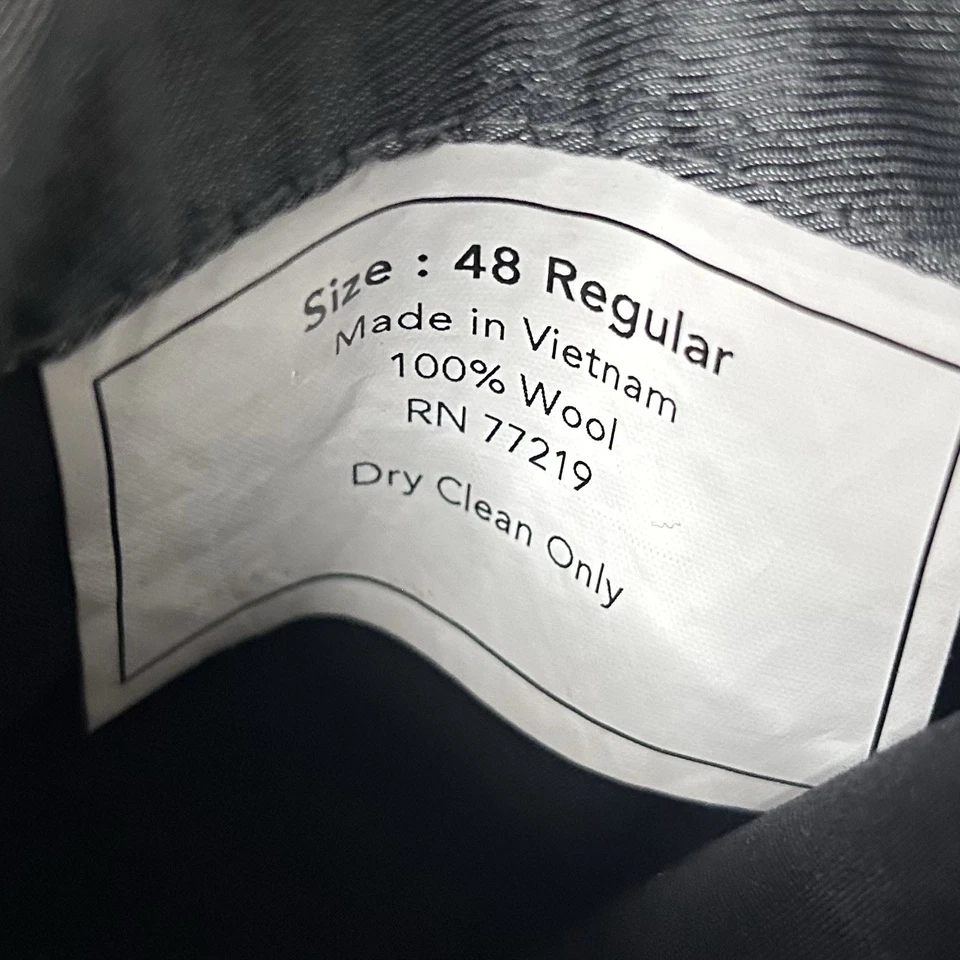 Abrigo deportivo Pronto Uomo 48R 100 % lana pata de gallo gris azul dos botones ventilados Foto 4 de 4