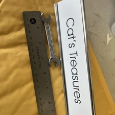 Gedore 5/16" x 11/32" No. 12 Open End Wrench SAE Drop Forged India