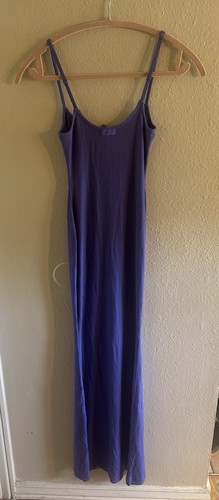 SKIMS Soft Lounge Dress Ribbed Sleeveless in Color Tanzanite Size Xs Petite - Picture 8 of 8