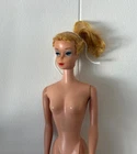 Vintage 1962 Barbie Midge Blonde Ponytail Doll Nude Straight Legs