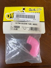OFNA Racing 10028 Pink Silicone Air Filter Tube 90 Degree 1/8 Scale Tube