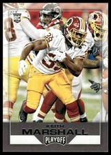 2016 Panini Playoff #300 Keith Marshall RC Rookie Washington Redskins